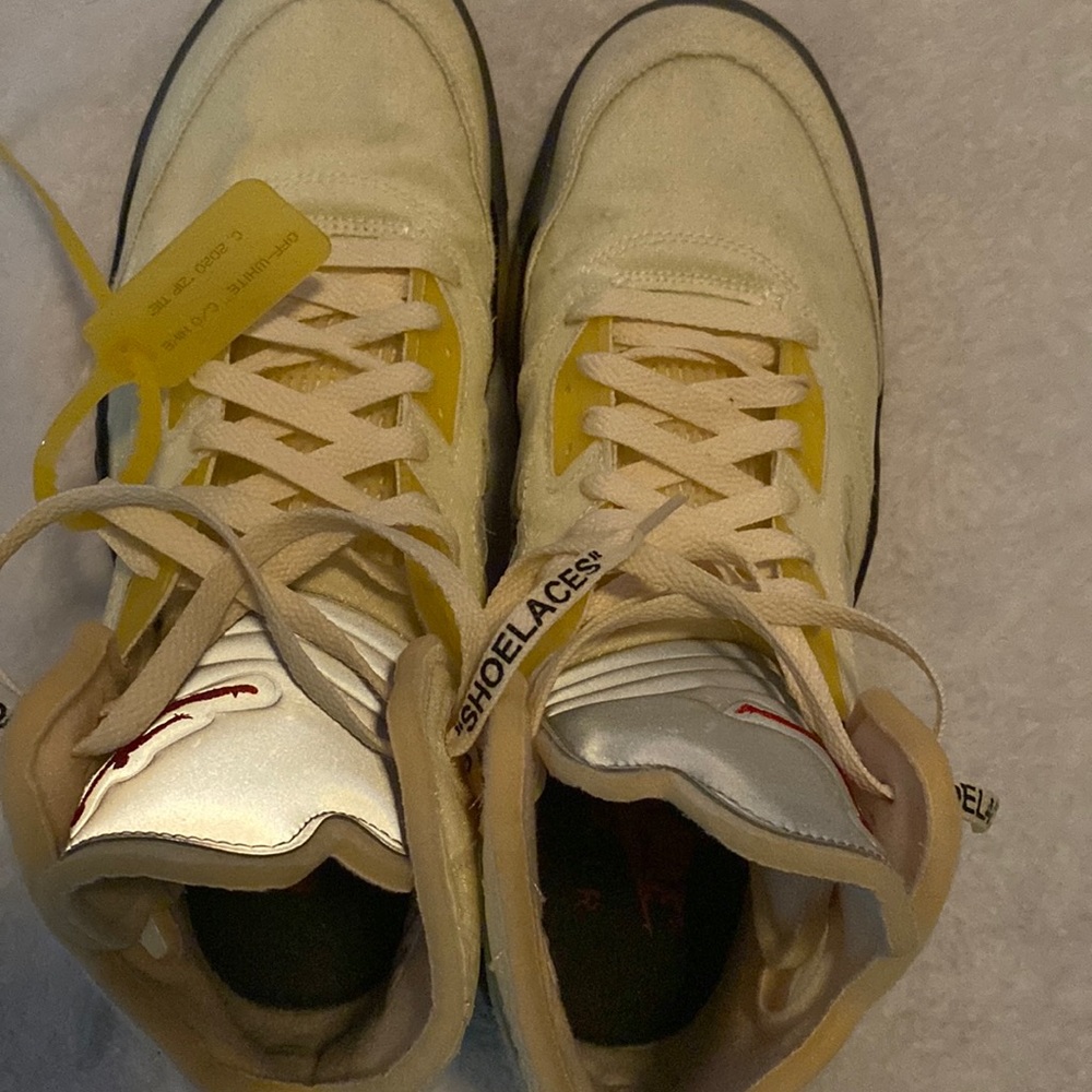 Off- White Jordan 5 Retro “Sail”